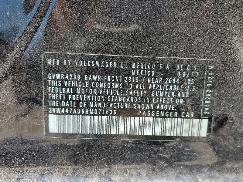 Aukcja sprzedaży 2017 Volkswagen Gti, vin: 3VW447AU5HM071636, numer aukcji: 53233926