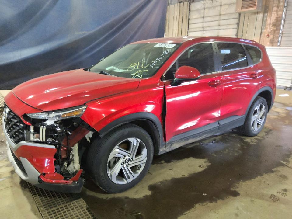 2021 Hyundai Santa Fe მანქანა იყიდება აუქციონზე, vin: 5NMS14AJ1MH345967, აუქციონის ნომერი: 55157956