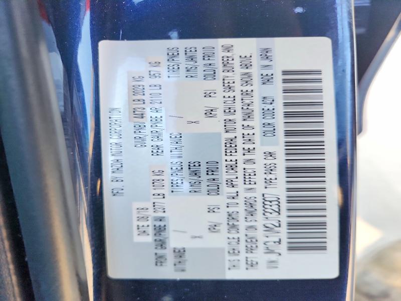 2018 Mazda 6 მანქანა იყიდება აუქციონზე, vin: JM1GL1VM2J1323307, აუქციონის ნომერი: 53358456