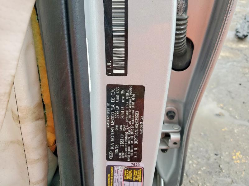 52237336 :رقم المزاد ، 3KPF34ADXKE039683 vin ، 2019 Kia Forte 4d Ex مزاد بيع