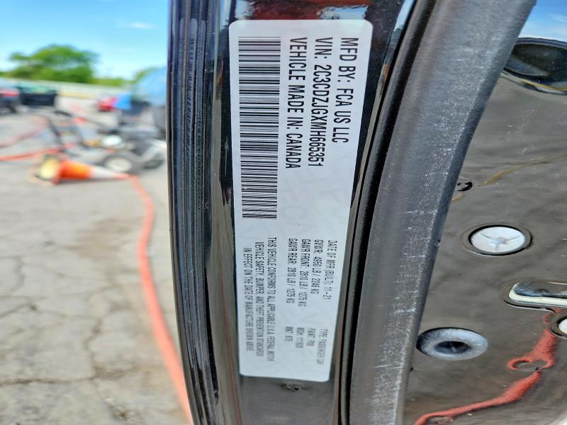 2021 Dodge Challenger მანქანა იყიდება აუქციონზე, vin: 2C3CDZJGXMH665351, აუქციონის ნომერი: 52834116