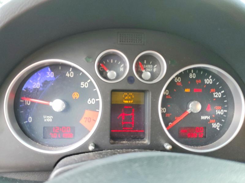2000 Audi Tt მანქანა იყიდება აუქციონზე, vin: TRUTC28N5Y1009093, აუქციონის ნომერი: 54775406