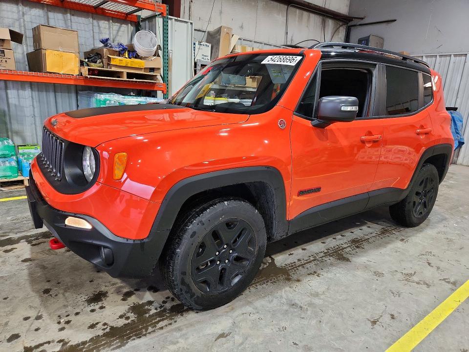 Aukcja sprzedaży 2018 Jeep Renegade, vin: ZACCJBCB3JPG96822, numer aukcji: 54268696