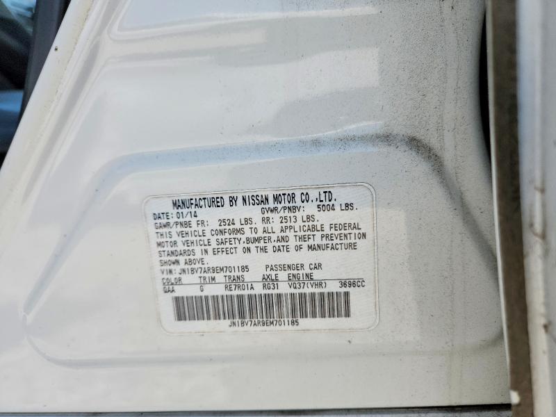 Aukcja sprzedaży 2014 Infiniti Q50, vin: JN1BV7AR9EM701185, numer aukcji: 52732616