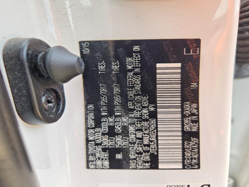Aukcja sprzedaży 2016 Toyota 4runner, vin: JTEBU5JR4G5296060, numer aukcji: 53893306