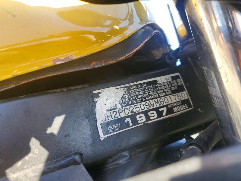 Продажа на аукционе авто 1997 Honda Cbr600, vin: JH2PC2509VM601750, номер лота: 52472266