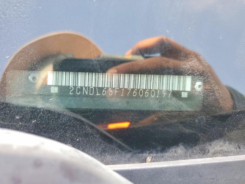 55604376 :رقم المزاد ، 2CNDL63F176060197 vin ، 2007 Chevrolet Equinox مزاد بيع