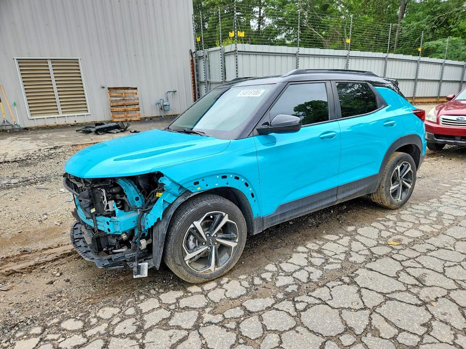 54816106 :رقم المزاد ، KL79MTSLXNB025307 vin ، 2022 Chevrolet Trailblazer مزاد بيع