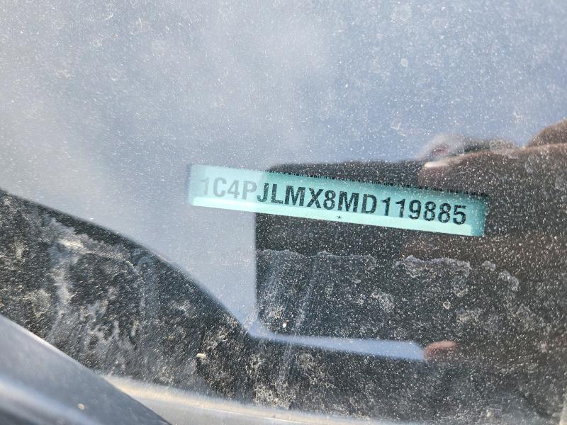 Продажа на аукционе авто 2021 Jeep Cherokee, vin: 1C4PJLMX8MD119885, номер лота: 54310126