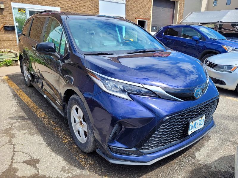 2021 Toyota Sienna მანქანა იყიდება აუქციონზე, vin: 5TDGRKEC7MS018548, აუქციონის ნომერი: 53567756