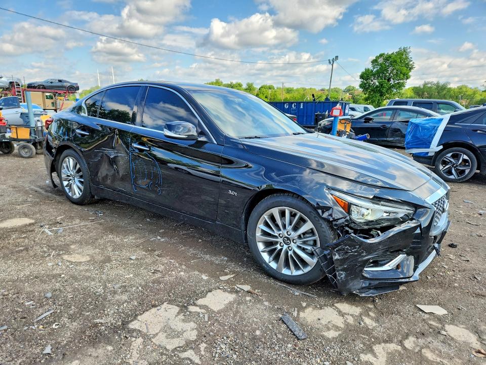 53543556 :رقم المزاد ، JN1EV7AR8KM593778 vin ، 2019 Infiniti Q50 مزاد بيع