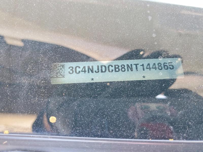 Auction sale of the 2022 Jeep Compass, vin: 3C4NJDCB8NT144865, lot number: 53260126