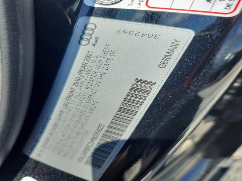 Aukcja sprzedaży 2017 Audi S6, vin: WAUHFBFC3HN039823, numer aukcji: 53818186