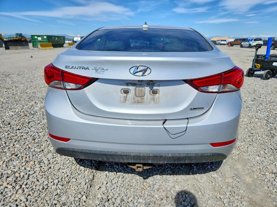 2015 Hyundai Elantra მანქანა იყიდება აუქციონზე, vin: KMHDH4AEXFU326915, აუქციონის ნომერი: 52003656