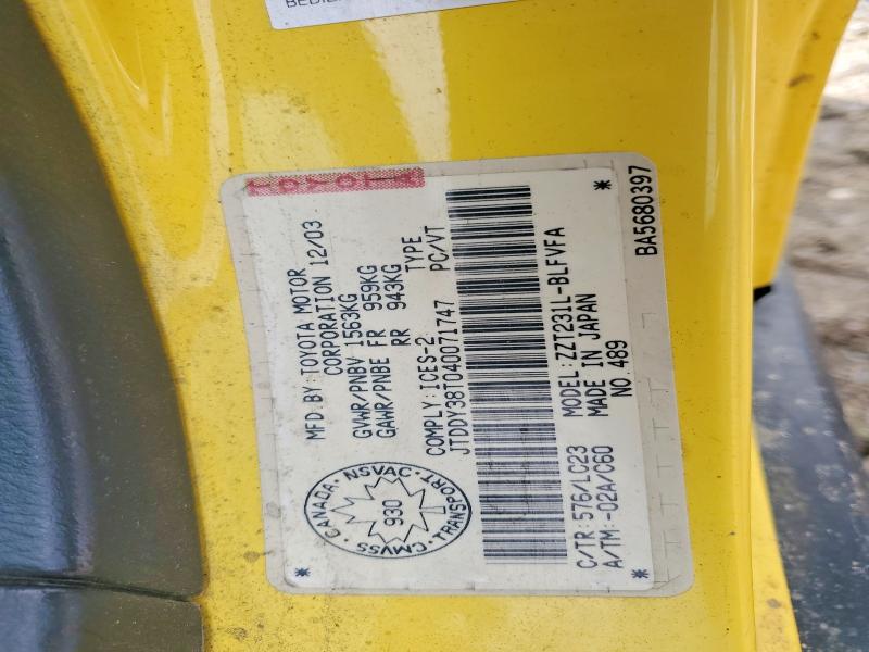 Продаж на аукціоні авто 2004 Toyota Celica, vin: JTDDY38T040071747, номер лоту: 53732376