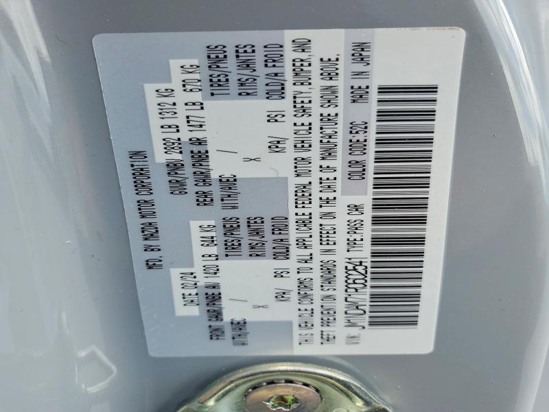 54598176 :رقم المزاد ، JM1NDAM71R0602541 vin ، 2024 Mazda Mx-5 Miata مزاد بيع