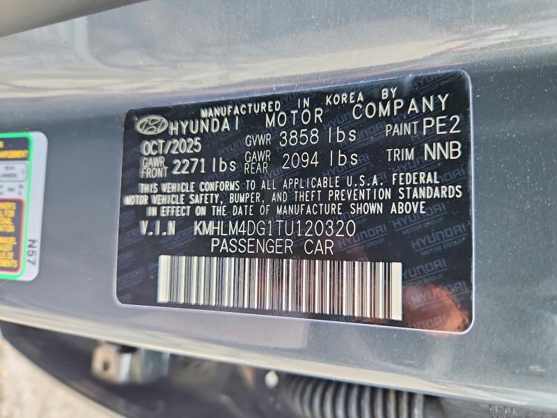 Aukcja sprzedaży 2026 Hyundai Elantra, vin: KMHLM4DG1TU120320, numer aukcji: 54637326