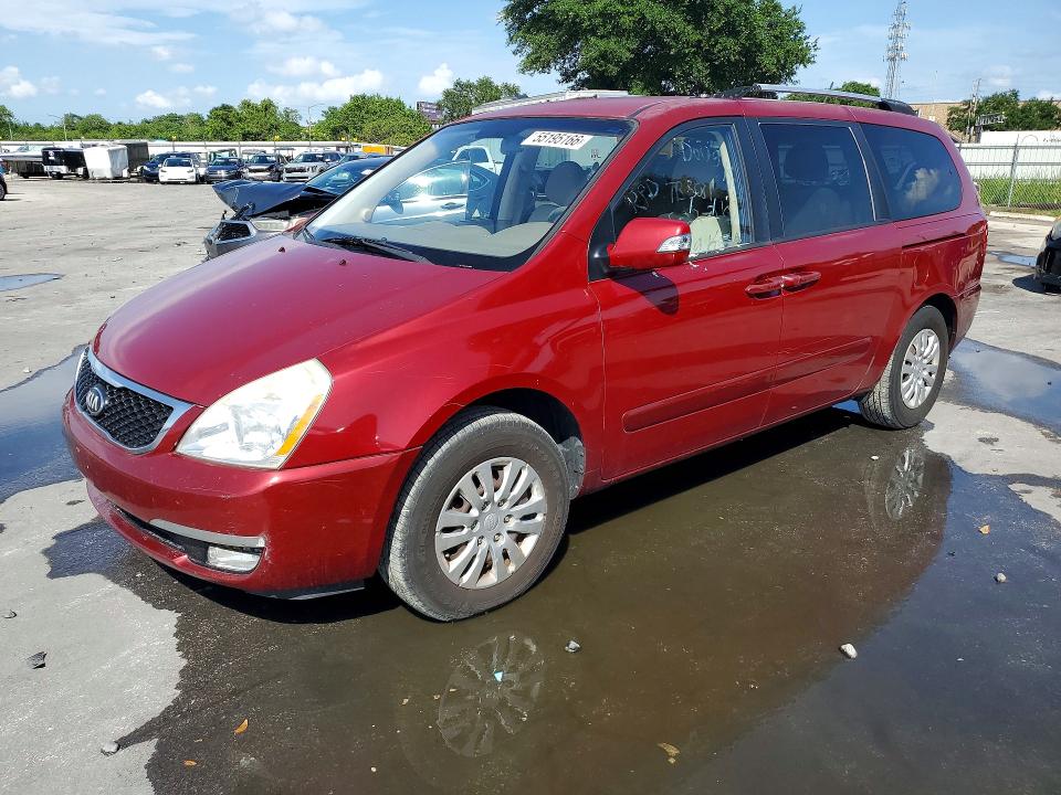 55195166 :رقم المزاد ، KNDMG4C71E6542628 vin ، 2014 Kia Sedona مزاد بيع