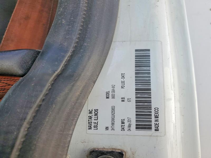 Продажа на аукционе авто 2018 International 8000, vin: 3HTHWSNN3JN250653, номер лота: 54124106