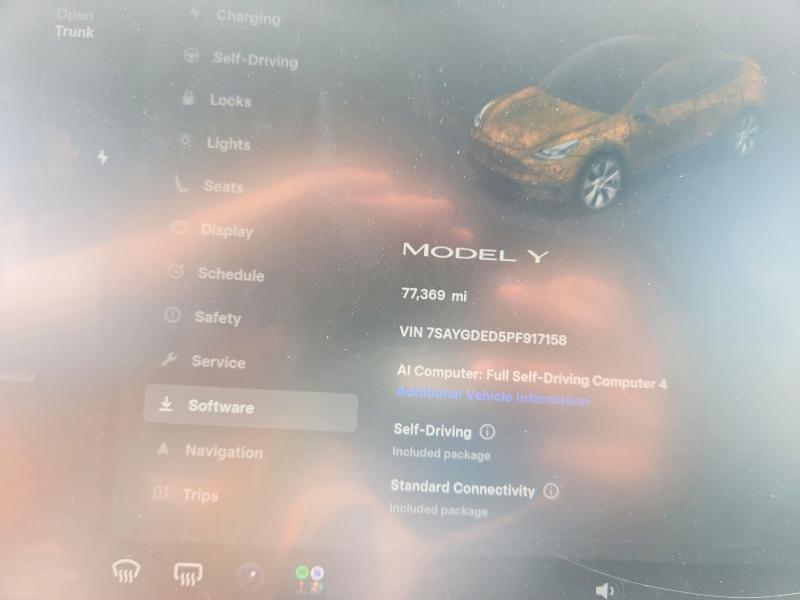 2023 Tesla Model Y მანქანა იყიდება აუქციონზე, vin: 7SAYGDED5PF917158, აუქციონის ნომერი: 53046956