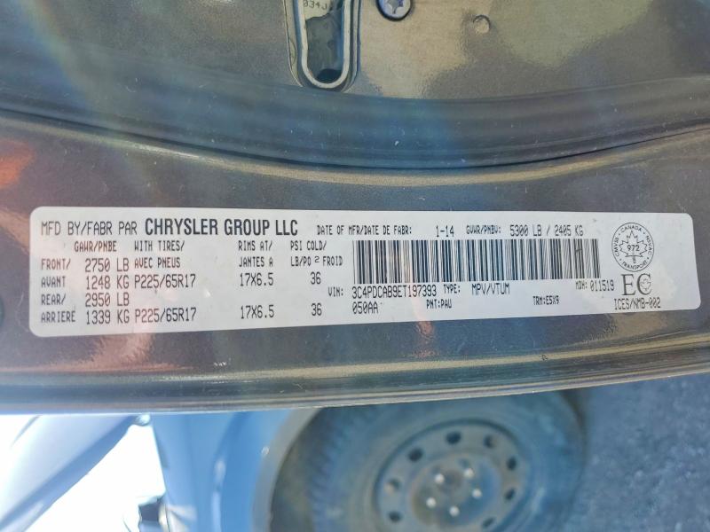 51665416 :رقم المزاد ، 3C4PDCAB9ET197393 vin ، 2014 Dodge Journey مزاد بيع