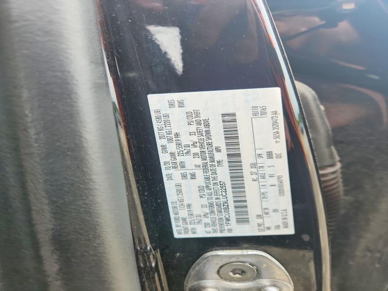 53929706 :رقم المزاد ، 1FMCU0BZ9LUC22557 vin ، 2020 Ford Escape مزاد بيع