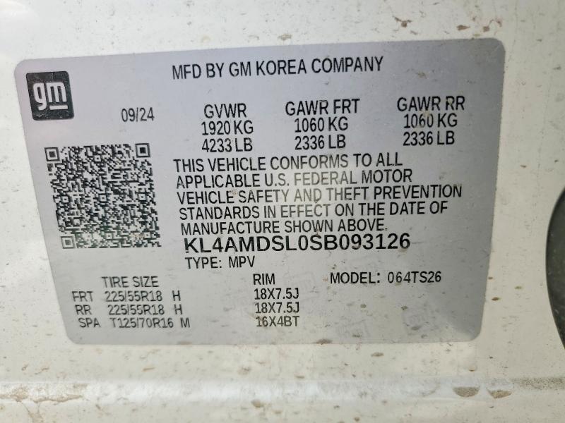 Продажа на аукционе авто 2025 Buick Encore Gx, vin: KL4AMDSL0SB093126, номер лота: 53317136