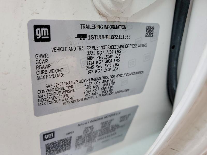 Продаж на аукціоні авто 2024 Gmc Sierra, vin: 1GTUUHEL6RZ131353, номер лоту: 51837036