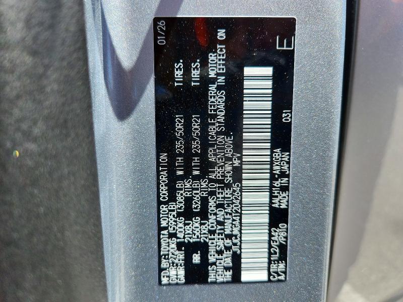 Aukcja sprzedaży 2026 Lexus Rx 450h+, vin: JTJCJMGA4T2042645, numer aukcji: 53958176