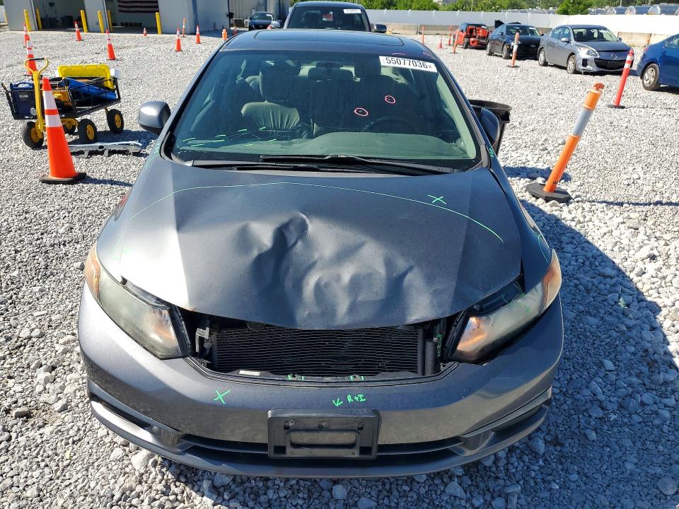 2012 Honda Civic მანქანა იყიდება აუქციონზე, vin: 19XFB2F97CE017492, აუქციონის ნომერი: 55077036