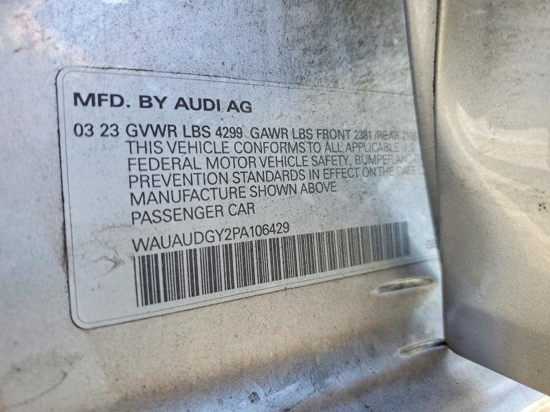 Продаж на аукціоні авто 2023 Audi A3, vin: WAUAUDGY2PA106429, номер лоту: 53841746