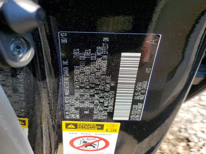 52139486 :رقم المزاد ، 2T2BK1BA0DC216159 vin ، 2013 Lexus Rx 350 مزاد بيع