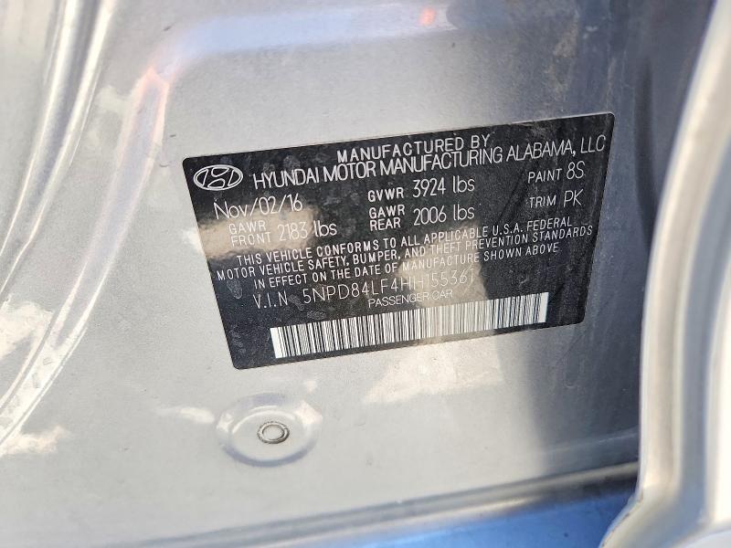 Продажа на аукционе авто 2017 Hyundai Elantra, vin: 5NPD84LF4HH155361, номер лота: 55073276