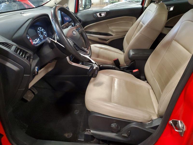 2019 Ford Ecosport მანქანა იყიდება აუქციონზე, vin: MAJ6S3KL9KC306828, აუქციონის ნომერი: 54165906