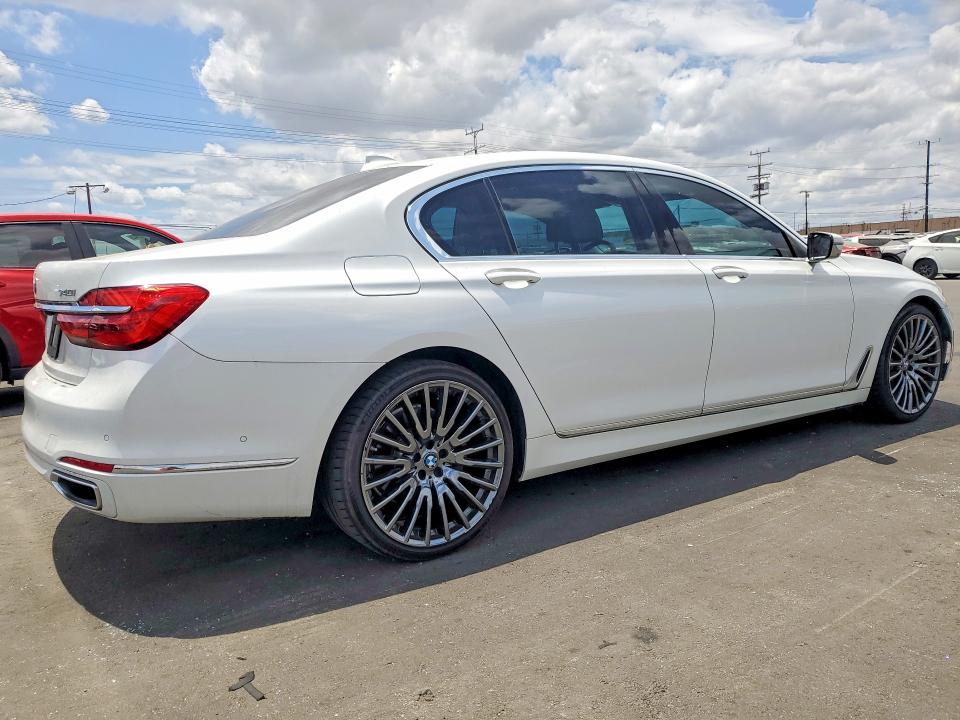 2019 Bmw 740 მანქანა იყიდება აუქციონზე, vin: WBA7E2C54KB218532, აუქციონის ნომერი: 54502026