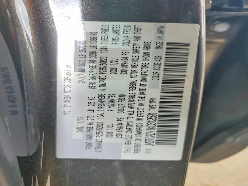 Aukcja sprzedaży 2019 Mazda Cx-9, vin: JM3TCADY1K0312591, numer aukcji: 54805626