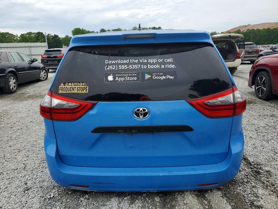 2020 Toyota Sienna მანქანა იყიდება აუქციონზე, vin: 5TDZZ3DC6LS087231, აუქციონის ნომერი: 52869316