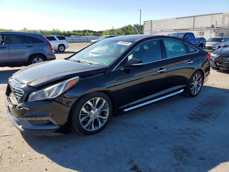 2015 Hyundai Sonata მანქანა იყიდება აუქციონზე, vin: 5NPE34AB1FH166530, აუქციონის ნომერი: 52985936