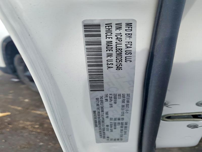 Продаж на аукціоні авто 2021 Jeep Cherokee, vin: 1C4PJLLB2MD251546, номер лоту: 53101216