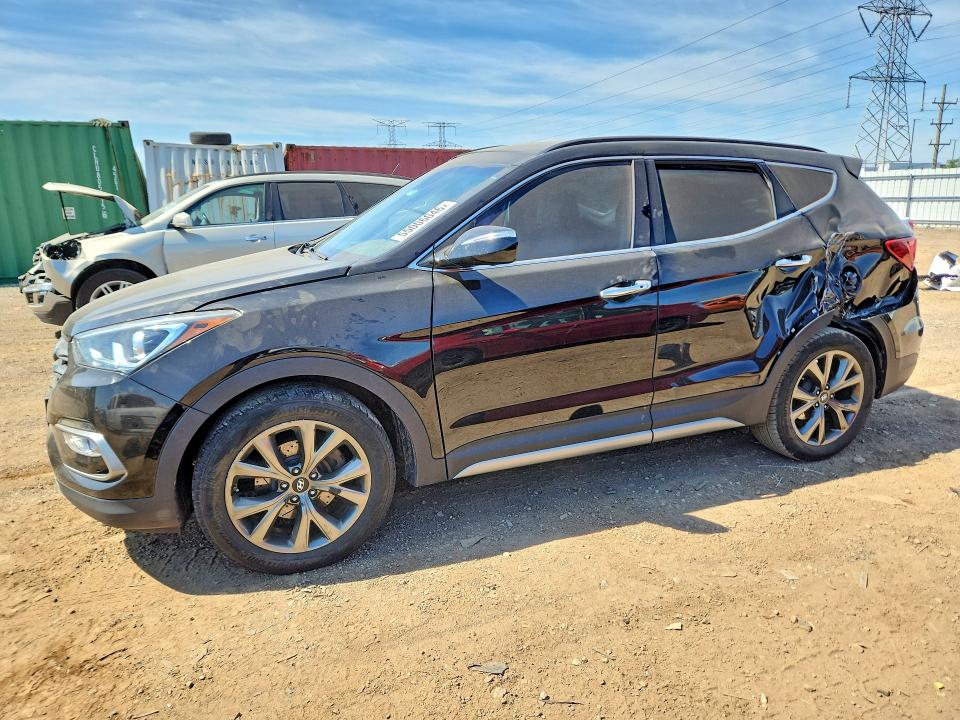 55006046 :رقم المزاد ، 5XYZWDLAXHG485562 vin ، 2017 Hyundai Santa Fe Sport مزاد بيع