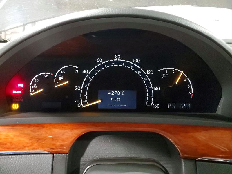 2004 Mercedes-benz S მანქანა იყიდება აუქციონზე, vin: WDBNG83J14A427691, აუქციონის ნომერი: 53803316