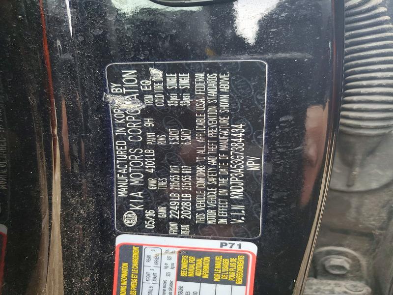 Aukcja sprzedaży 2016 Kia Soul, vin: KNDJP3A53G7384434, numer aukcji: 52579666