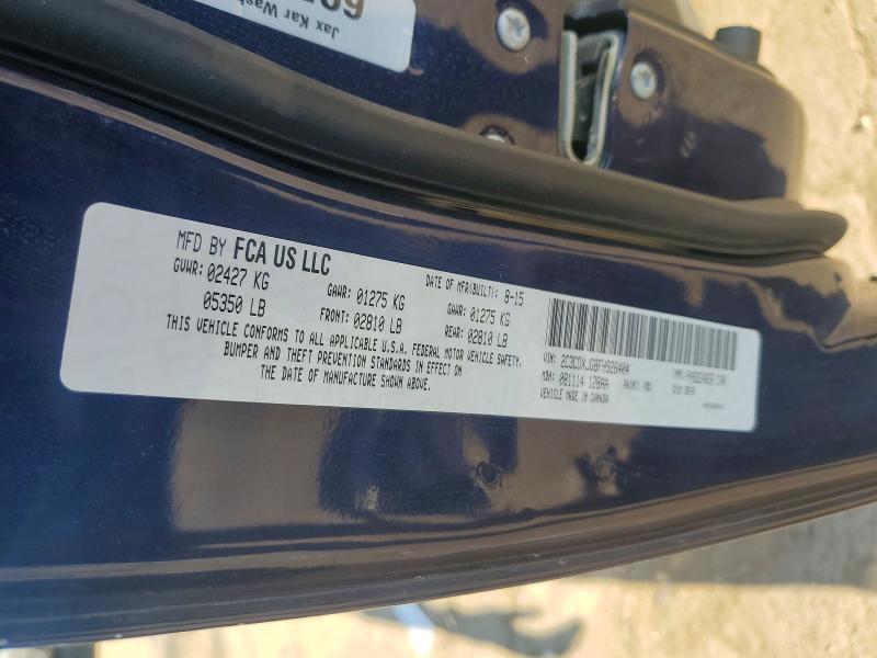 Aukcja sprzedaży 2015 Dodge Charger, vin: 2C3CDXJG8FH926404, numer aukcji: 55018326