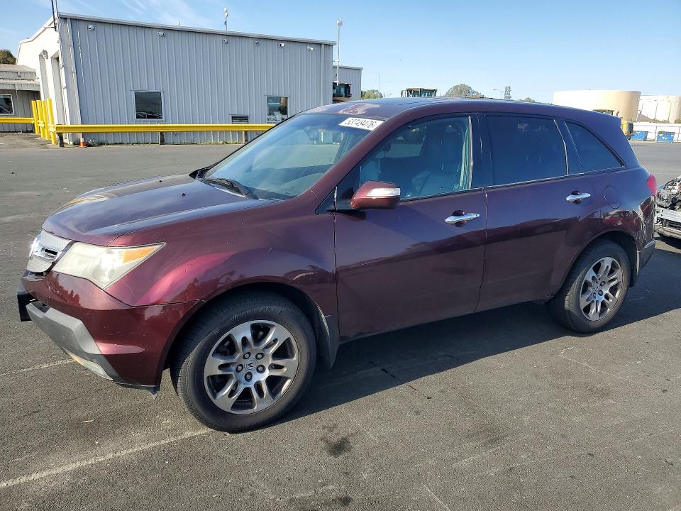 53749476 :رقم المزاد ، 2HNYD28418H529291 vin ، 2008 Acura Mdx مزاد بيع