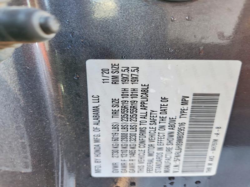Aukcja sprzedaży 2021 Honda Odyssey, vin: 5FNRL6H89MB029516, numer aukcji: 54963416