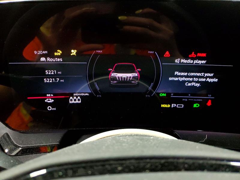 2025 Audi Q6 E-tron მანქანა იყიდება აუქციონზე, vin: WA124BGF3SA018020, აუქციონის ნომერი: 54166386