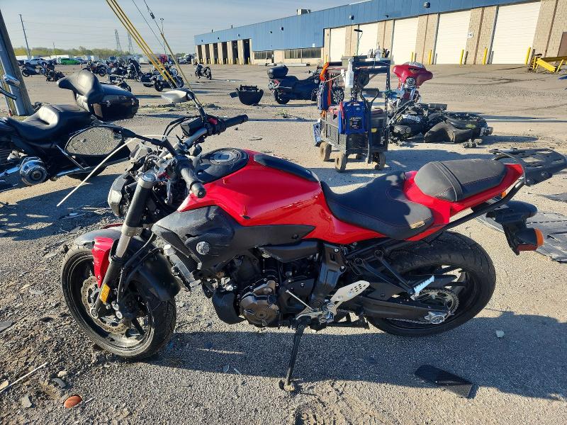 52653786 :رقم المزاد ، JYARM06E7HA011383 vin ، 2017 Yamaha Fz07 مزاد بيع