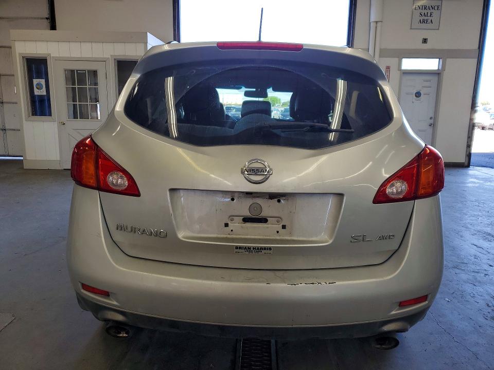 2009 Nissan Murano მანქანა იყიდება აუქციონზე, vin: JN8AZ18W19W106268, აუქციონის ნომერი: 54342566