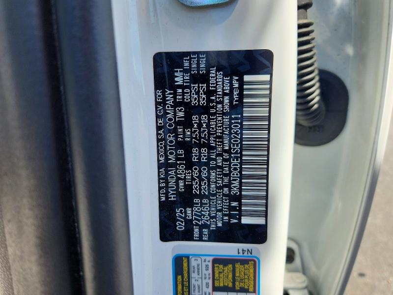 Продажа на аукционе авто 2025 Hyundai Tucson, vin: 3KMJBCDE1SE023011, номер лота: 54664906