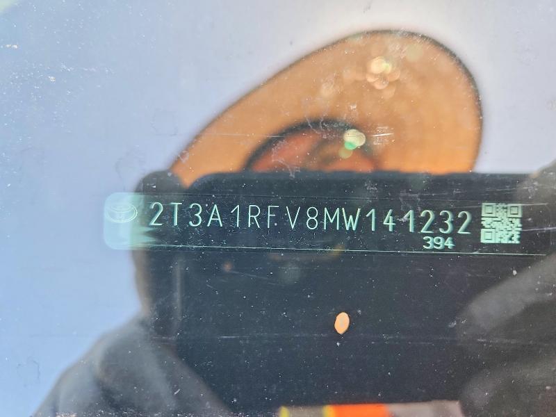 Aukcja sprzedaży 2021 Toyota Rav4, vin: 2T3A1RFV8MW141232, numer aukcji: 54219696